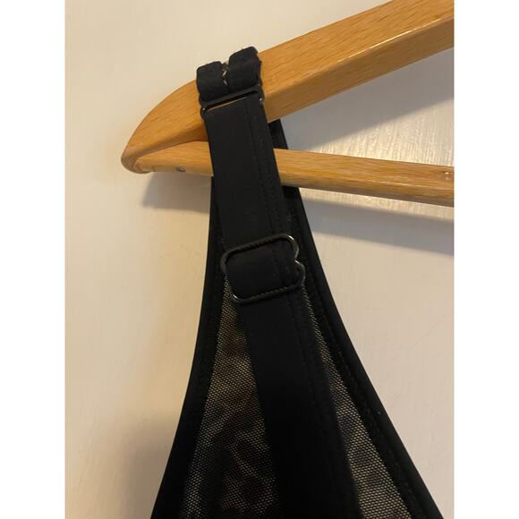 Catherines leopard print 1 piece swim dress built in bra padded wireless 24w - Picture 5 of 7